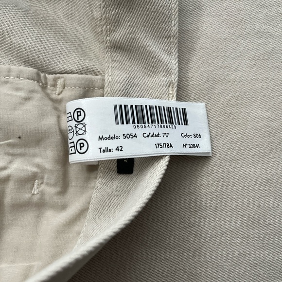 NWT - Massimo Dutti Women’s Premium High Rise Straight Jeans - Size 10 - Picture 8 of 9